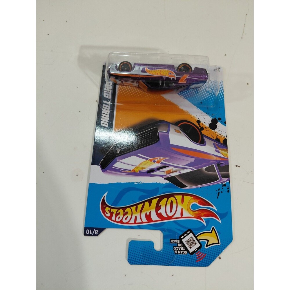NIP Hot Wheels Racing 12 1:64 Die Cast 1970 Ford Torino Muscle Car B - Picture 3 of 5